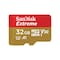 Sandisk 32GB AN6MA Extreme microSDHC, SDSQXVF032GAN6M SDSQXVF032GAN6MA - alternate 2